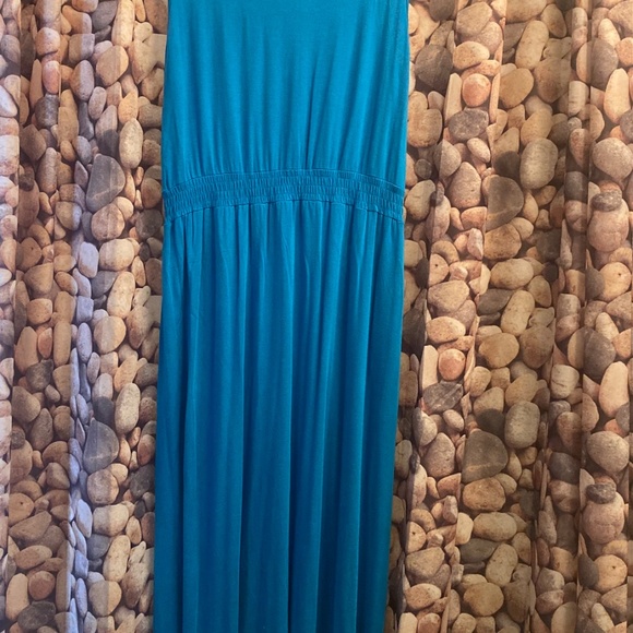 Contemporaine by Simons - turquoise bead and woven trim/ high low hem / size Sm - Picture 4 of 7